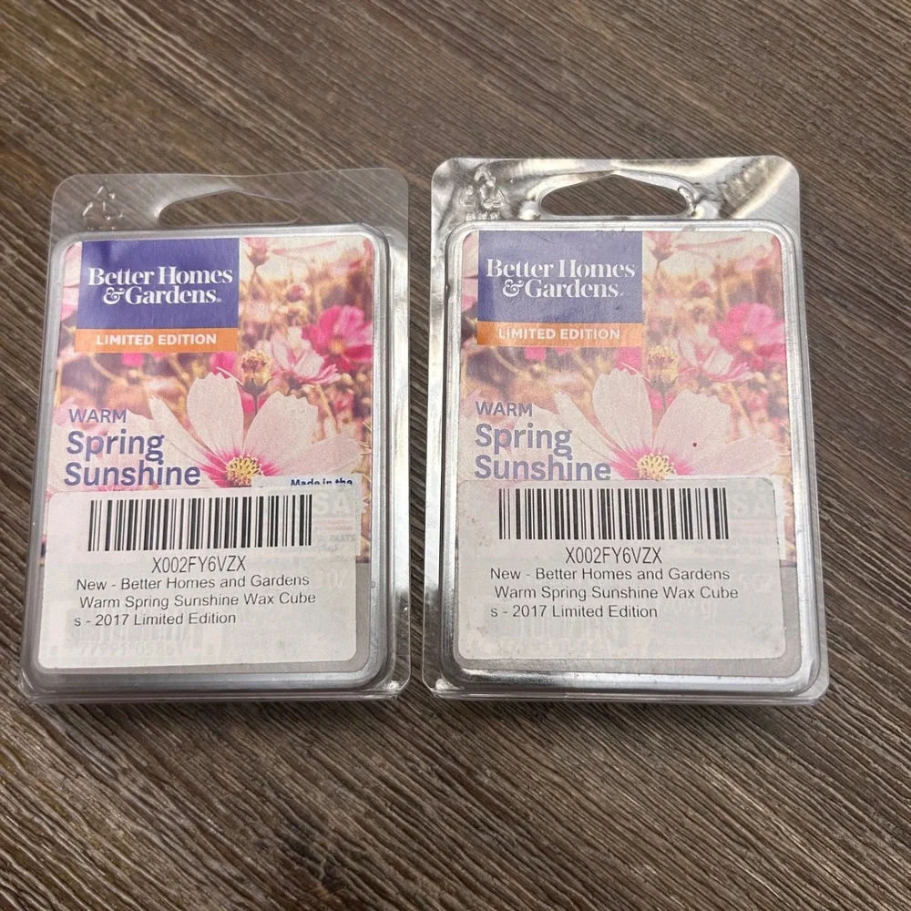 Better Homes and Gardens Warm Spring Sunshine Wax Cubes Limited Edition 2017 New
